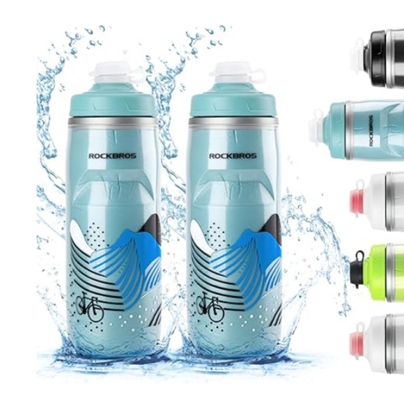 Bicycle Water Bottle 21oz for 5hrs Insulation Squeeze with Leakproof - Picture 8 of 8